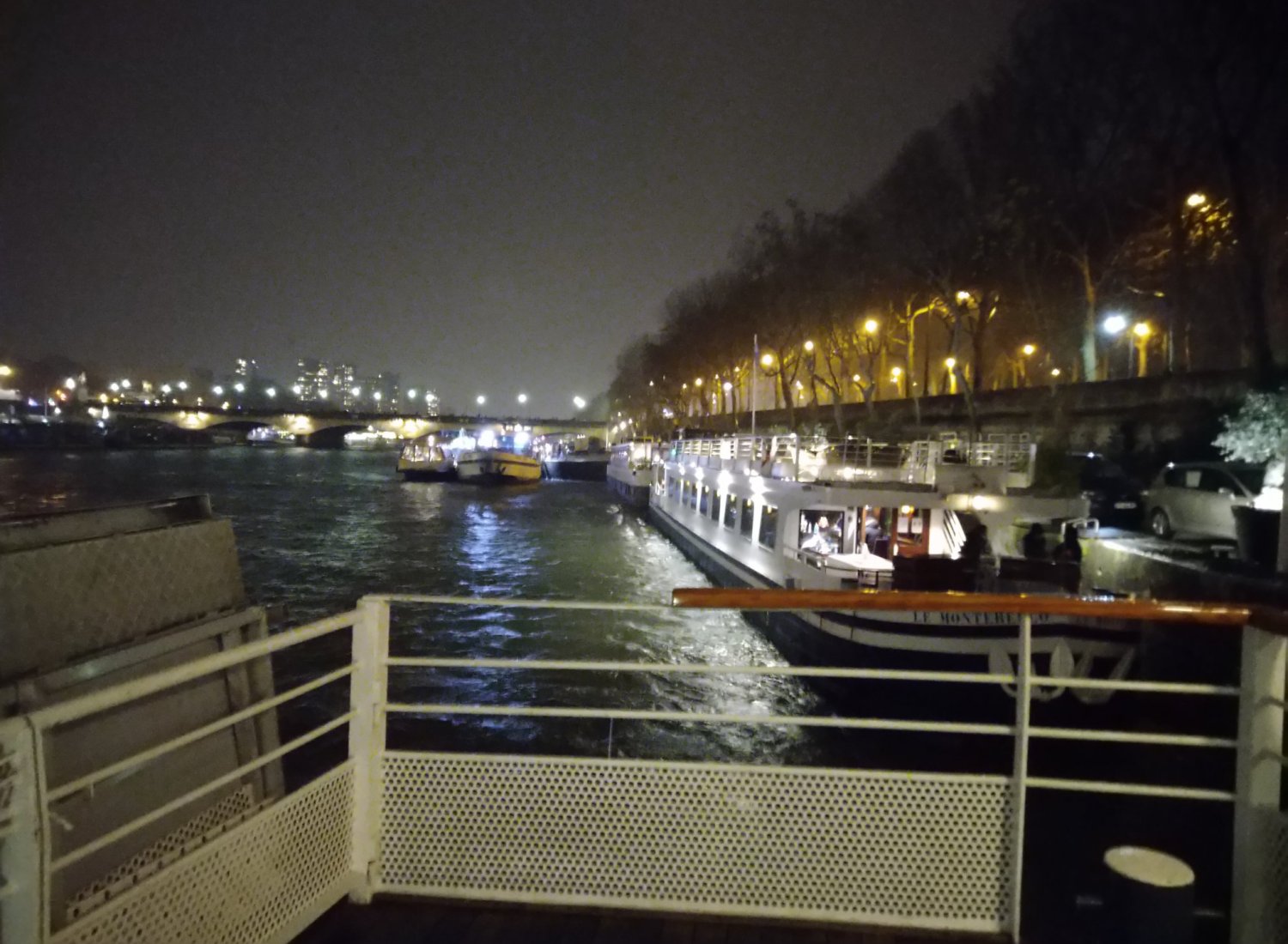 Sur la péniche
